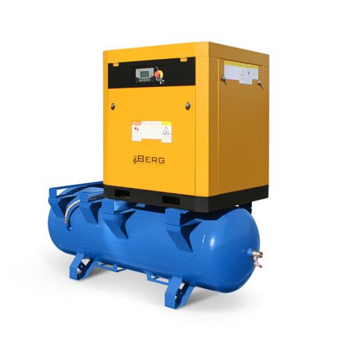 Винтовой компрессор BERG ВК-18.5Р-500 16 бар, IP54