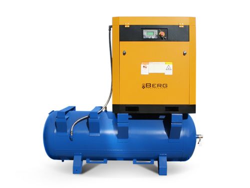 Винтовой компрессор BERG ВК-18.5Р-500 7 бар, IP54